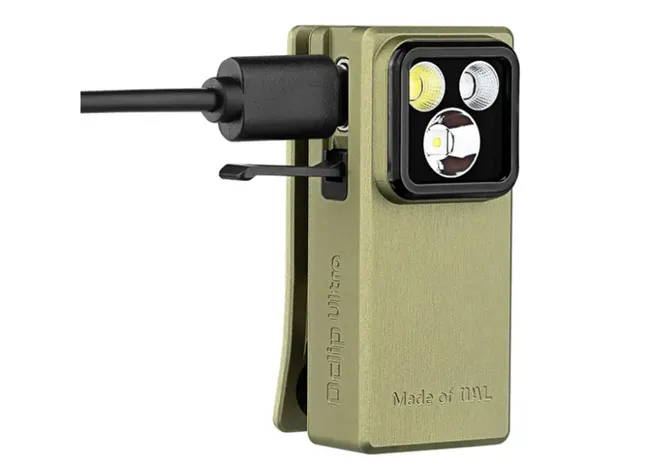 Ліхтар Olight Oclip Ultra Olive green Фото 2